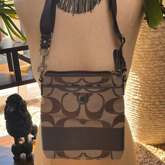 Coach Swing Pack Crossbody Bag 10129 Adjustable - Picture 1 of 7